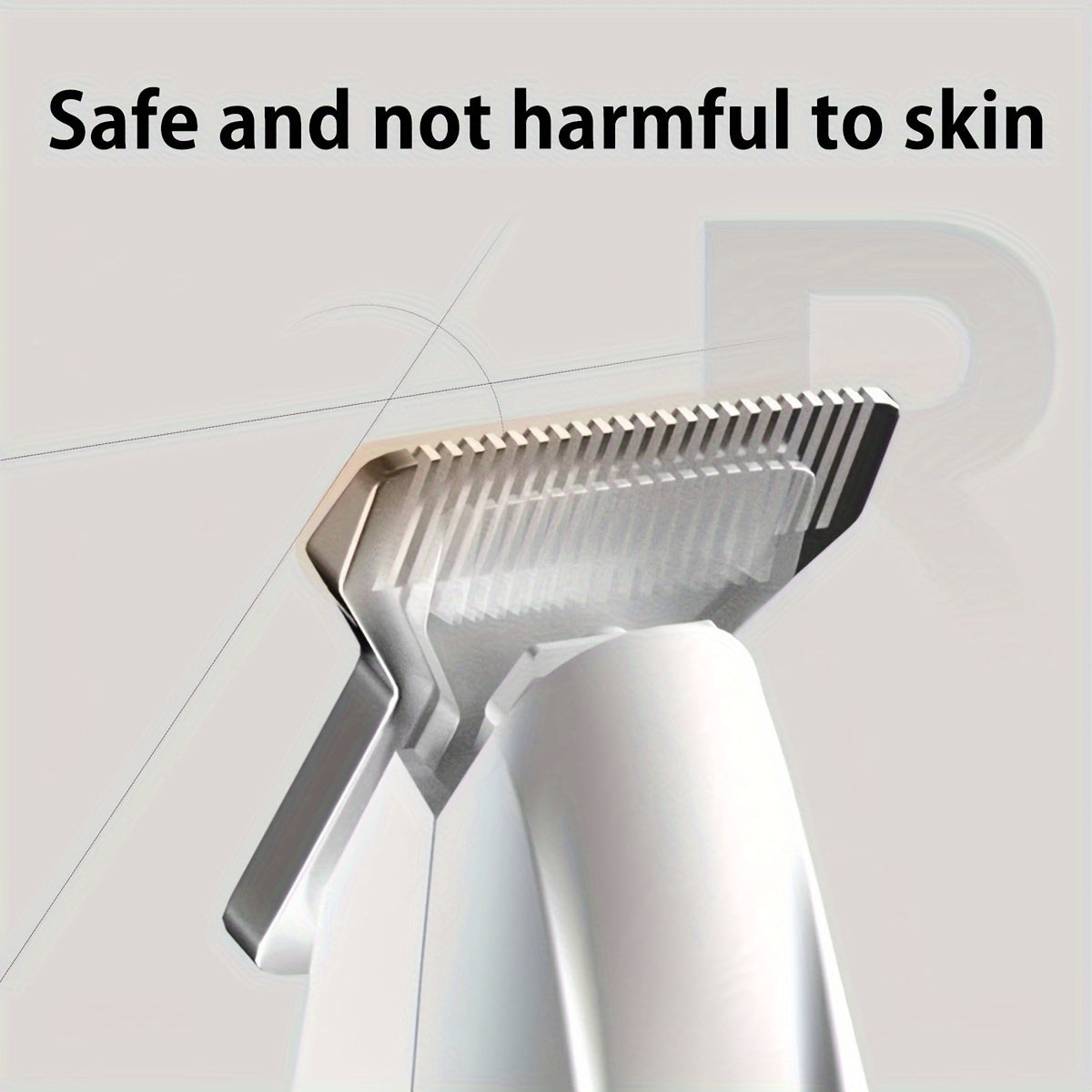 Low-Noise Pet Clipper for Dogs & Cats: Quiet Operation Reduces Stress, Rounded Blade Prevents Skin Irritation, 90-Min Runtime + Spare Blade Included