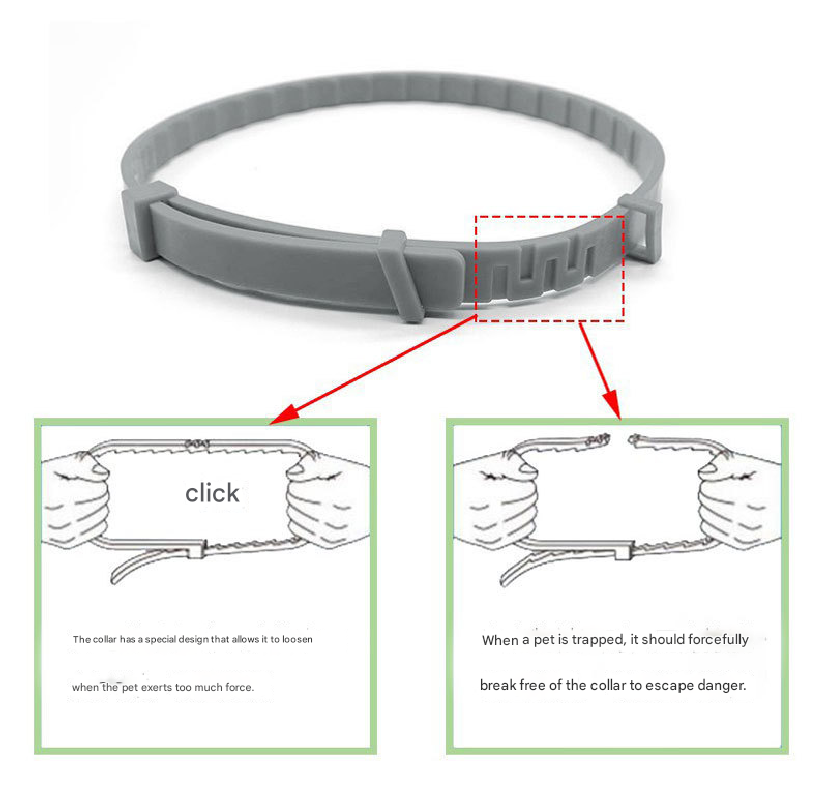 3-Pcs Luminous night 8-Month Flea and Tick Repellent Collar for Dogs and Cats – Waterproof, Adjustable & Safe with Natural Herbal Oils(62cm)