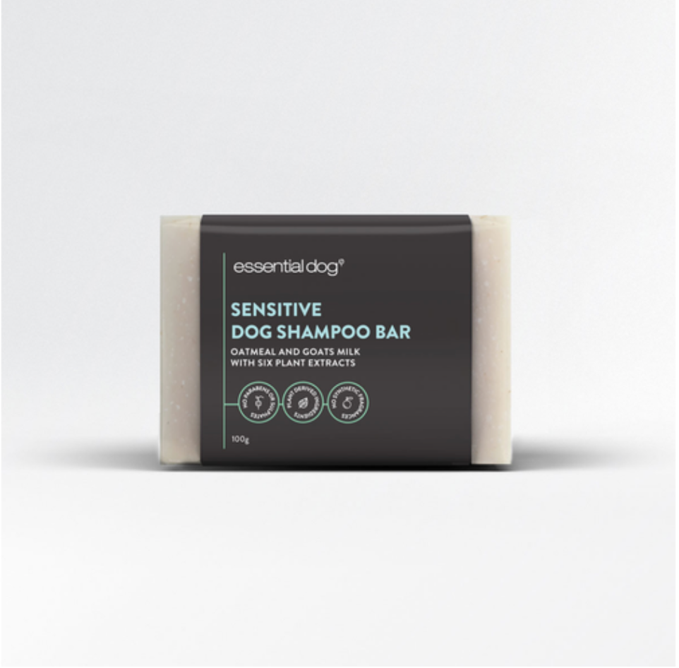 Essential Dog Sensitive Shampoo Bar (Oatmeal & Goatsmilk)