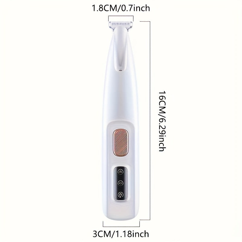Low-Noise Pet Clipper for Dogs & Cats: Quiet Design to Reduce Stress, Rounded Blades for Gentle Grooming, 90-Minute Runtime