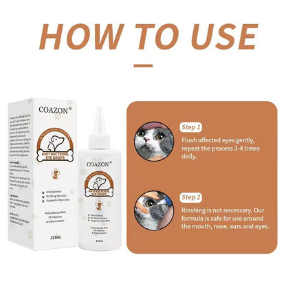pet products Pet products COAZON, Eye Stain Remover for Dogs and Cats, Dry Eyes, Keratitis ,Conjunctivitis,One's Eyes Become Bloodshot,Redness And Itching, Increased Secretion