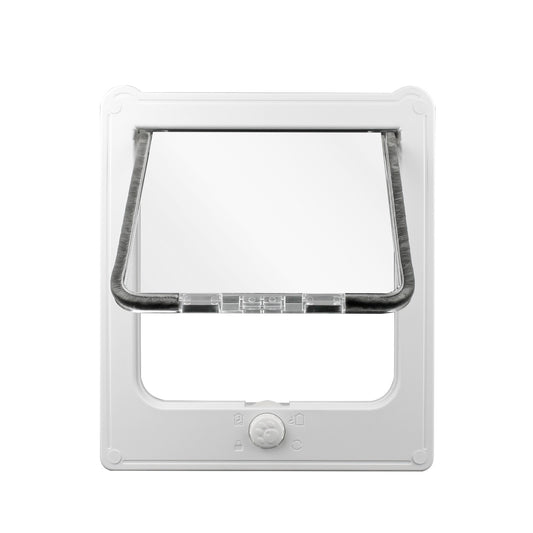 Cat Mate cat flap, white, comfortable for cats to get in and out