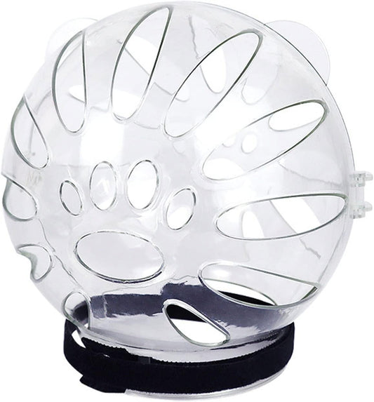 Pet Recovery Space Helmet Anti-Lick/Anti-Bite Head-Cover Breathable- Helmet Grooming Help Supplies Muzzles for Biting