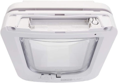 Cat Mate cat flap, white, comfortable for cats to get in and out