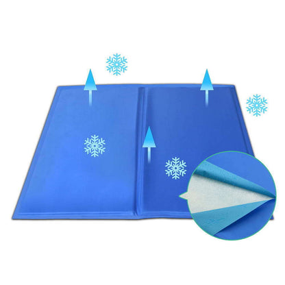 Small Pet Cool Gel Mat Dog Cat Bed Non-Toxic Cooling Dog Summer Pad 30 x 40 cm