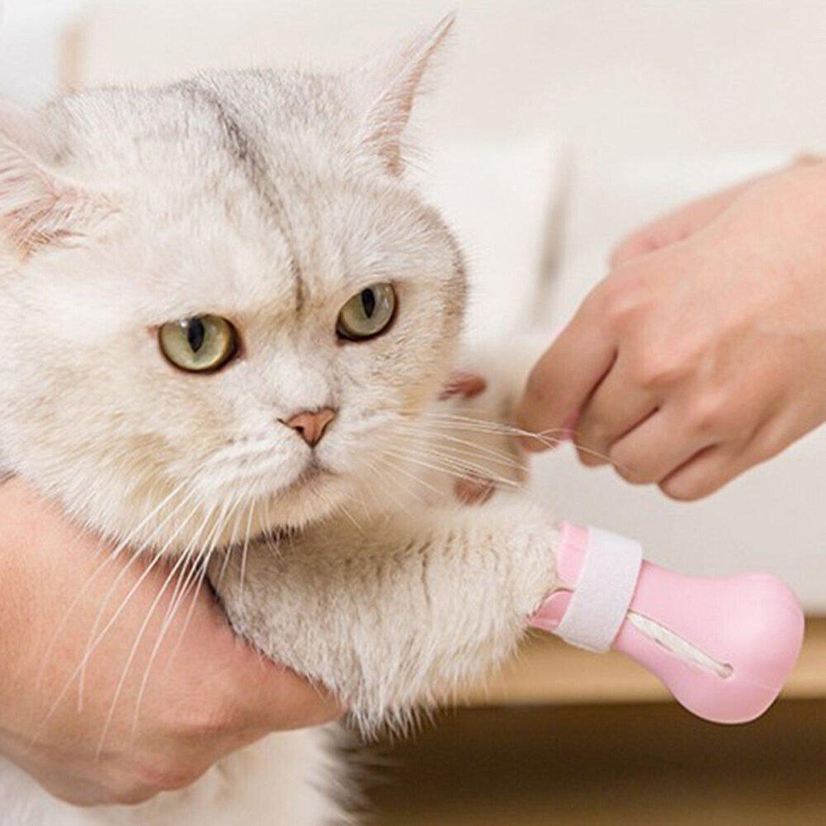 4pcs Cat Bathing Grooming Anti-Scratch Silicone Pet Socks for Bathing Feeding - Green