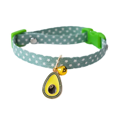 Adjustable Pet Collar with Buckle and Bell for Kitten and Dog Wearable Accessory - Pink