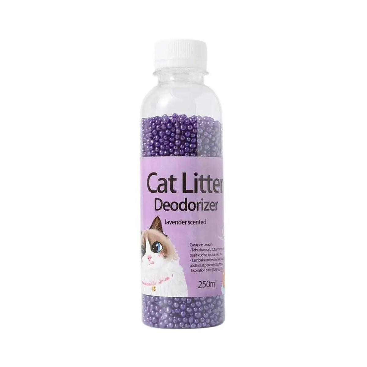 High Adsorption Cat Litter Deodorant Beads 250ml Long Lasting Odor Eliminator - Pink