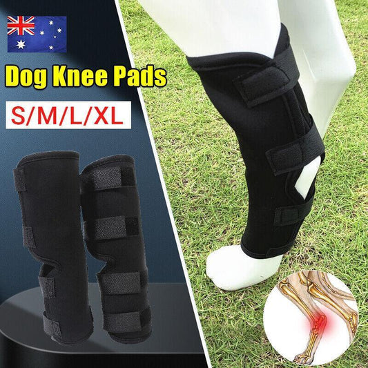 S/M/L/Xl Pet Dog Knee Support Brace Leg Hock Front Back Protector Compression - M