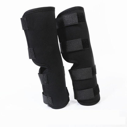 S/M/L/Xl Pet Dog Knee Support Brace Leg Hock Front Back Protector Compression - S