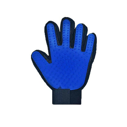 Pet Dog Cat Massage Hair Removal Grooming Comb Touch Cleaning Brush Magic Glove - Pink Right Hand