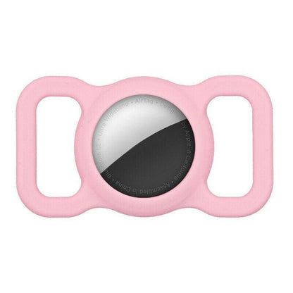 Silicone Collar Attachment Case Compatible with Tracking Device for Pets - Black
