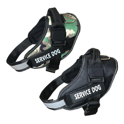 Adjustable Dog Vest Harness for Small Medium Dogs Comfortable No Pull Design - Black-L
