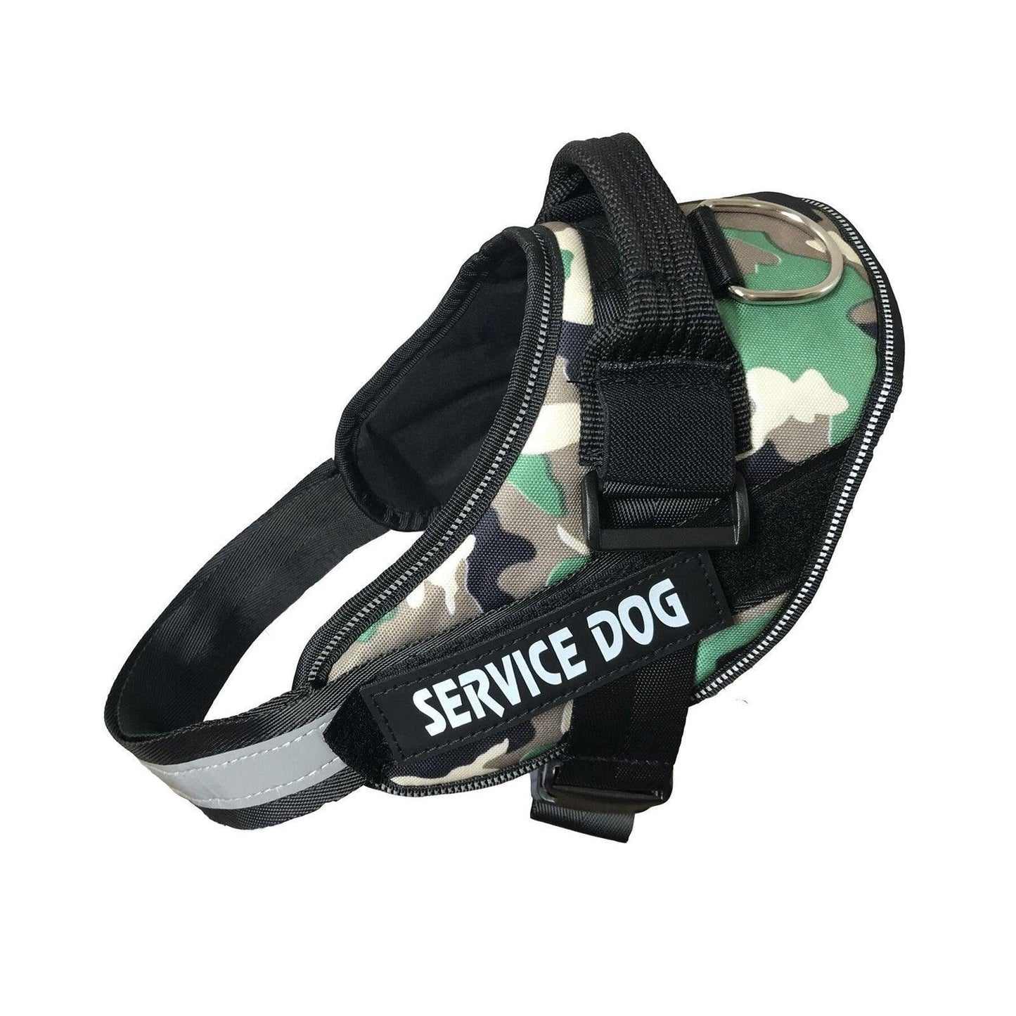 Adjustable Dog Vest Harness for Small Medium Dogs Comfortable No Pull Design - Black-L