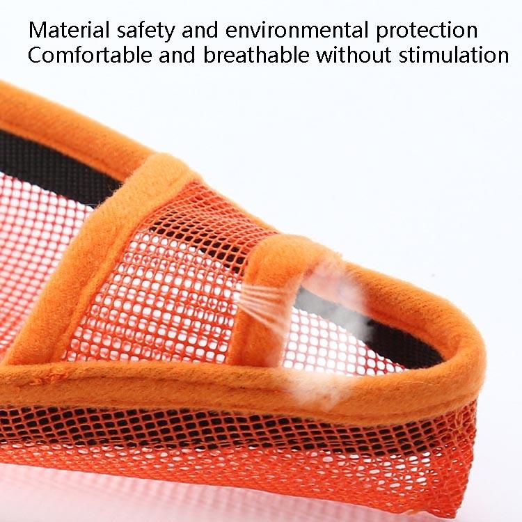 Dog Mouth Cover Anti-Bite Mesh Dog Mouth Cover Medium And Large Dogs Anti-Drop Mask Xl - Black