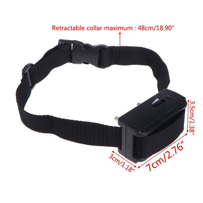 Advanced Pet Bark Control Collar with Adjustable Settings(black)