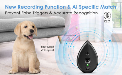 Gold Ultrasonic Anti-Barking Device - Automatic Dog Bark Control & Training Aid | Rechargeable, 3 Modes, 50ft Range