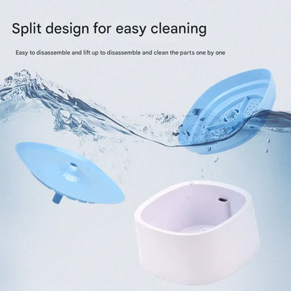 Automatic Pet Water Fountain - USB Powered, Multi-Stage Filtration, Ultra-Quiet, 2L Capacity(Green)