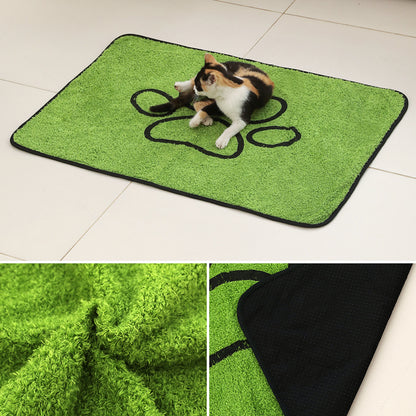2 Pcs Artificial Grass Pet Mat – Soft, Fast-Drying & Non-Slip Sleeping Pad for Cats and Dogs(60*90cm)