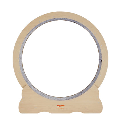 VEVOR Cat Exercise Wheel, Large Cat Treadmill Wheel for Indoor Cats, 35.8 inch Cat Running Wheel with Detachable Carpet and Cat Teaser for Running/Walking/Training, Suitable for Most Cats
